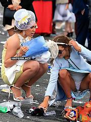 panties flashing walking big