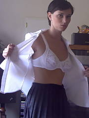 brunette teenager
