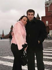 couple train penetrating brunette