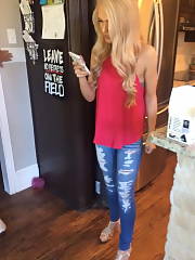 lighthaired college blonde boobies