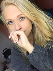lighthaired college blonde boobies