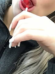 lighthaired college blonde boobies