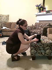 two brunette stockings