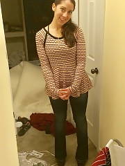 two brunette stockings