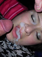 facial cum blowjob