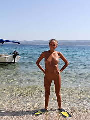nudist beach teenager