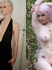Clothed unclothed  dressed naked  dressed undressed