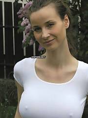 darkhaired penetrating outdoors showing