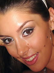 couple bang brunette teenager