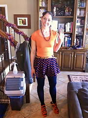 halloween brunette stockings