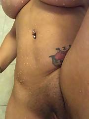 wife huge tits drill