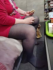 drill wife bbw stockings