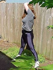Lycra Spandex Amateur mom Milf Spandex Amateur