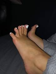 Girlfriends feet Feet White Toes Girlfriend