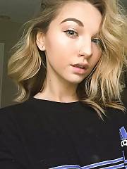 teen selfie lingerie tease