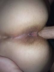 Amature sperm on backside and amateur penetration