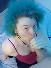 blowjob cowgirl couple young