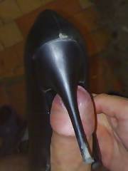 legs tights cum heels