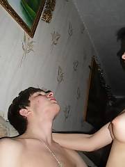 stockings teen brunette