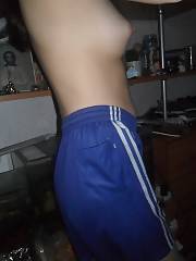 stockings teen brunette