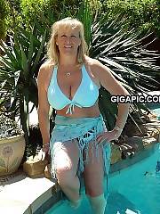 lighthaired mature huge natural