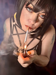smoking leather