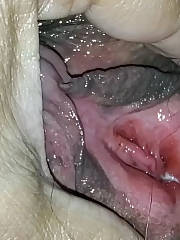 hairy vagina fingerfucking close