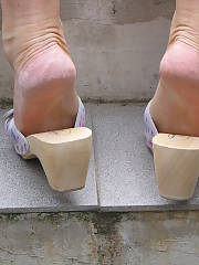 old mature heels shoes