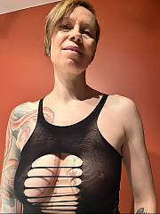 blonde mature mini dress