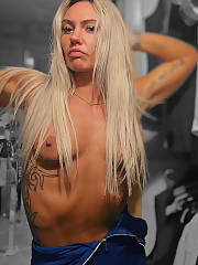blond milf small saggy