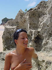 sperm throat blowjob beach