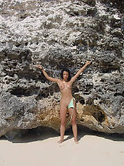 sperm throat blowjob beach