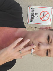 cigarette smoking milf