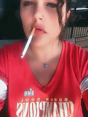 smoking milf