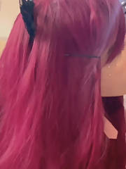 teenager slave kisses blows