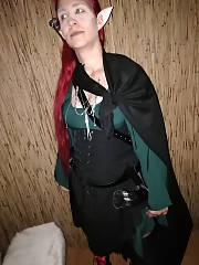 redhead mature cosplay