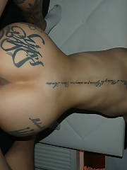 tattooed drilling toying