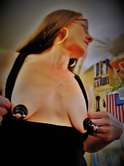 bdsm pierced big puffies